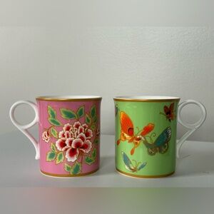 Set of 2 Stechcol Bone China Cups